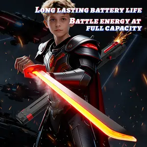 31.5" Cyberpunk SparkBlade Lightsaber Toy – Spark Edition with Sound & Fog, Eight-Color Streaming Light Effect, Type-C Rechargeable for Rave, Cosplay & Display，Light-Up Propfor Cosplay, Raves & Festivals RGB Lights Durable CollectibleItem