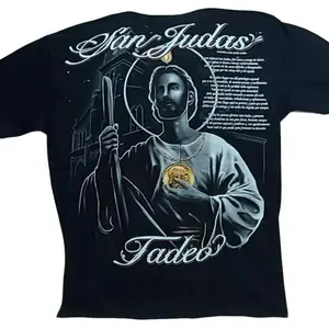 San Judas Tadeo Oracion Saint Jude Judas Thaddeus Apostle T-Shirt Unisex Classic Cottom, Gift for Men for Women