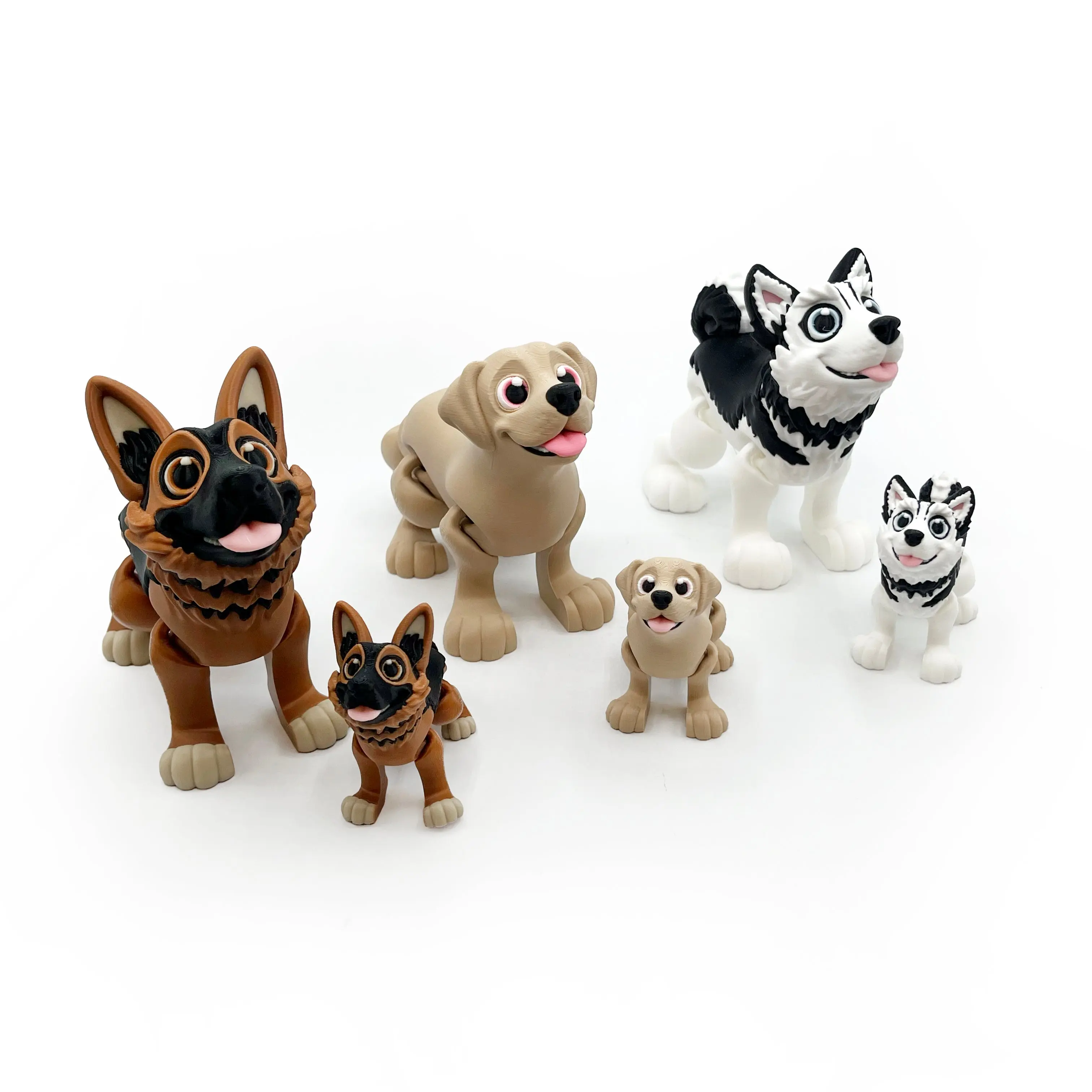 GIANT Paw Pals Shelf Pals – Oversized 3D Printed Cat & Dog Figures | Large Pet Lover Desk Collectibles