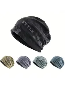 Unisex Lightweight Knitted Beanie Hat, Slouchy Skull Cap for Men and Women, White and Black Color Options SpringStatements