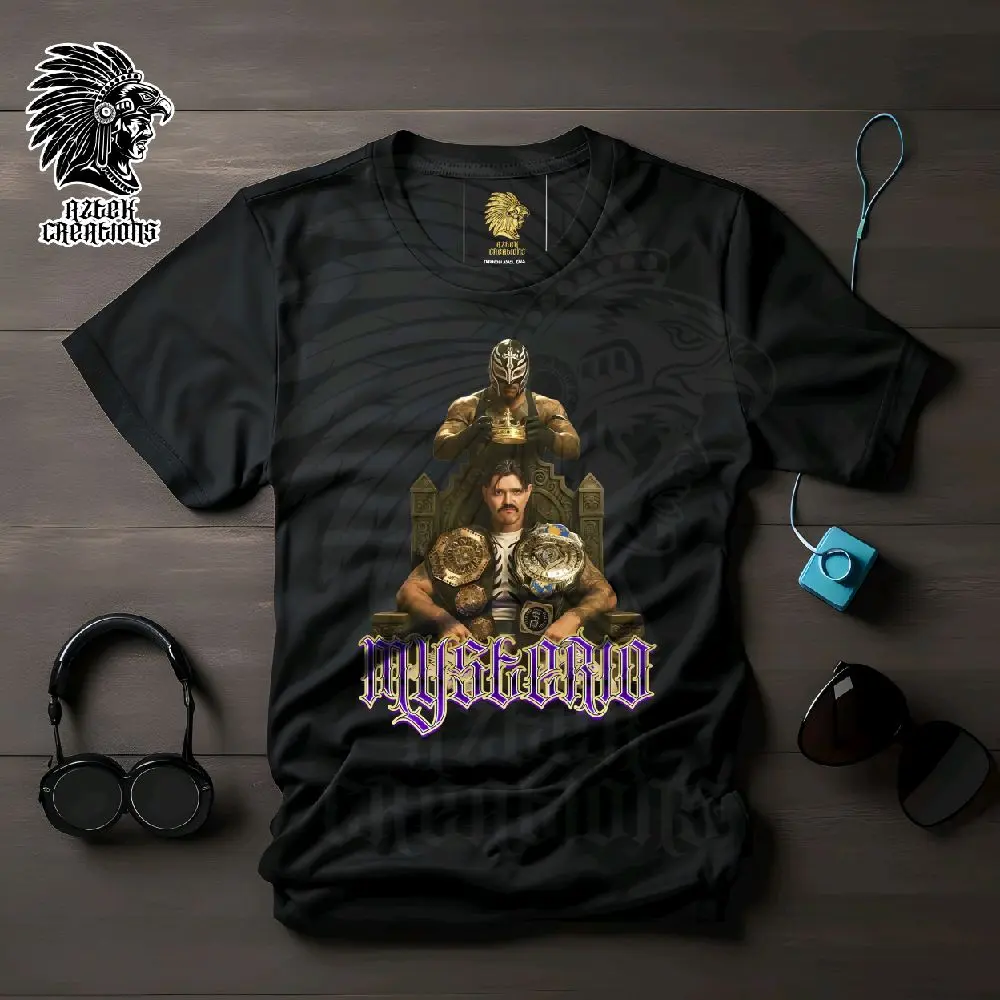 Dominik Mysterio King Tshirt Black Graphic Tee with Unique Design and Logo