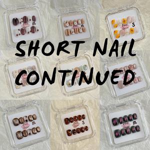 NailHaven|short nails collection continued|  handpainted cute designs| acrylic press-on| fake nails |Handmade | high quality Press on nails 10 pcs|reusable nails|nail art|nail charm|handmade press ons|uña sacri lic as S50