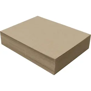 Chipboard 8 x 10 inch - 22pt (point) Light Weight Brown Kraft Cardboard Scrapbook Sheets & Picture Frame Backing (.022 Caliper Thick) Paper Board