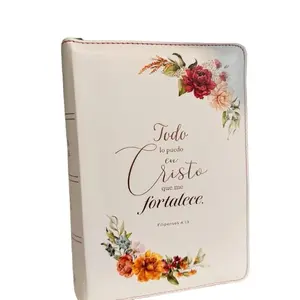 Biblia RV1960 FLOREADO SÍMIL PIEL CON ÍNDICE TAMAÑO PERSONAL CON REFERENCIA LETRA GRANDE