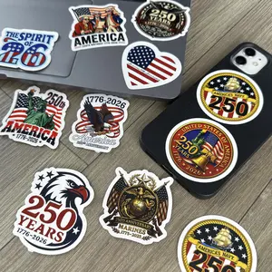 USA 250th Anniversary Sticker, RANDOM 250th Anniversary USA Sticker Pack,  USA 250th Anniversary Stickers – 1776–2026 Patriotic Eagle & Freedom, 1776–2026 USA 250 Years Sticker Pack – American Freedom & Eagle Design