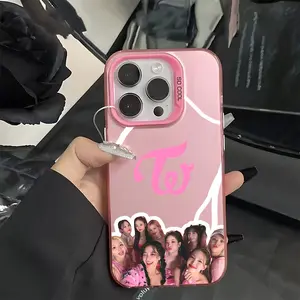 Popular South Korean Girl Group T-TWICE Phone Case Accessories Suitable for iPhone 17 16e 16 15 14 13 12 11 Mini Pro Max Air X XR XSMAX 8 7 Plus Anti Fall Matte Back Cover
