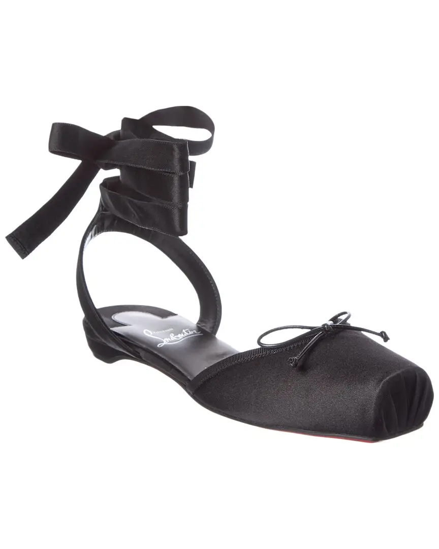 Christian Louboutin Cassia Satin Ballerina Flat