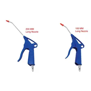 Air Blow Gun with Fixed Nozzle & Angled Bent Nozzle Accessories - 57020