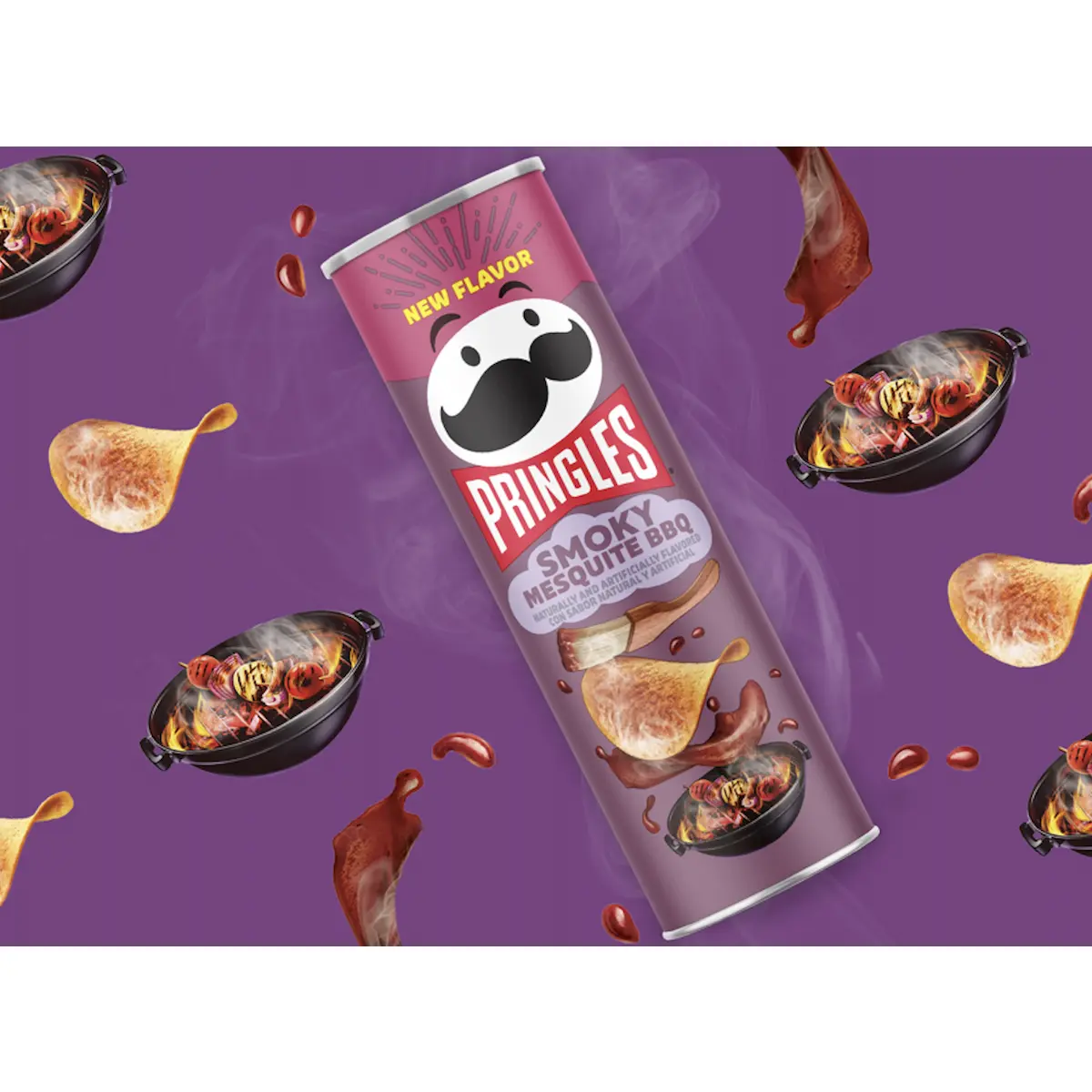Pringles smokey Mesquite BBQ