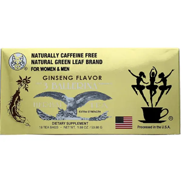 Ginseng Slim Power 3 Ballerina Tea - 18 Tea Bags (For Women & Men)