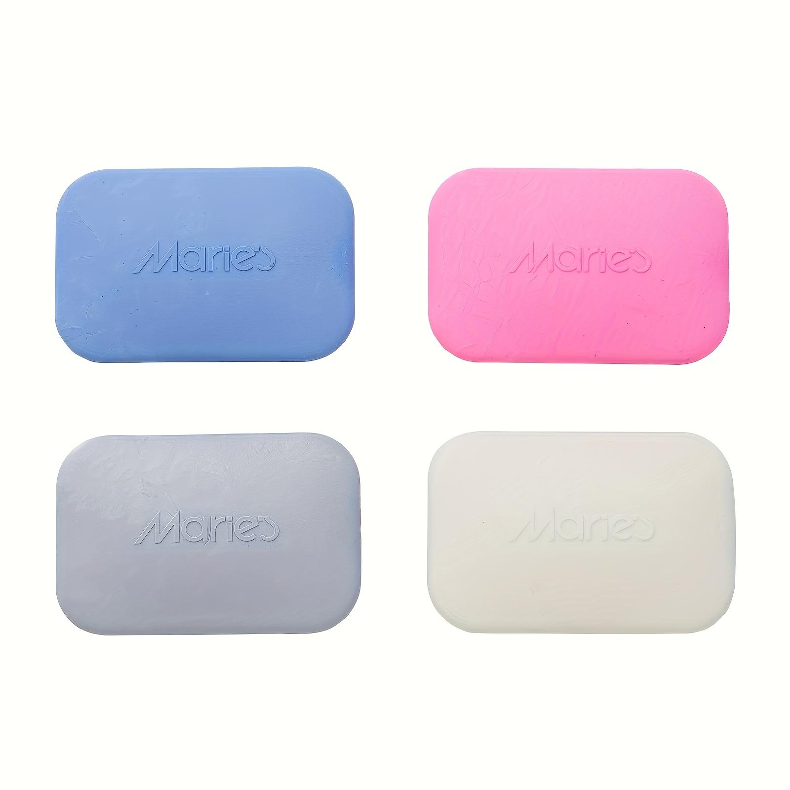 Marie's Highlight Eraser for Sketching Drawing Art, Soft Non-Abrasive Eraser Cleanly Removes Graphite Charcoal, 4-Pack