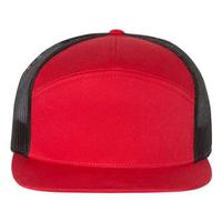 7 Panel Red and Black