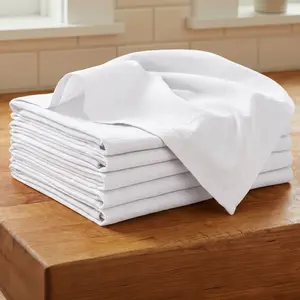 Utopia Kitchen Flour Sack Towels 100% Cotton Tea Towels for Kitchen | Absorbent Cleaning & Drying Cloths