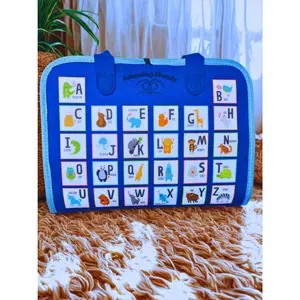 Montessori Felt Busy Book Toddler Sensory Educational Busy Board.