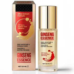 Ginseng Essence Serum – Natural Anti-Aging & Hydrating Formula, Deep Moisturizing & Skin Nourishing, Boosts Collagen, Revitalizes Dull Skin, Suitable for All Skin Types