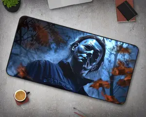 Michael Myers Halloween Desk Mat - Spooky Gaming Mat for Horror Fans, Perfect Gift for Gamers and Movie Lovers