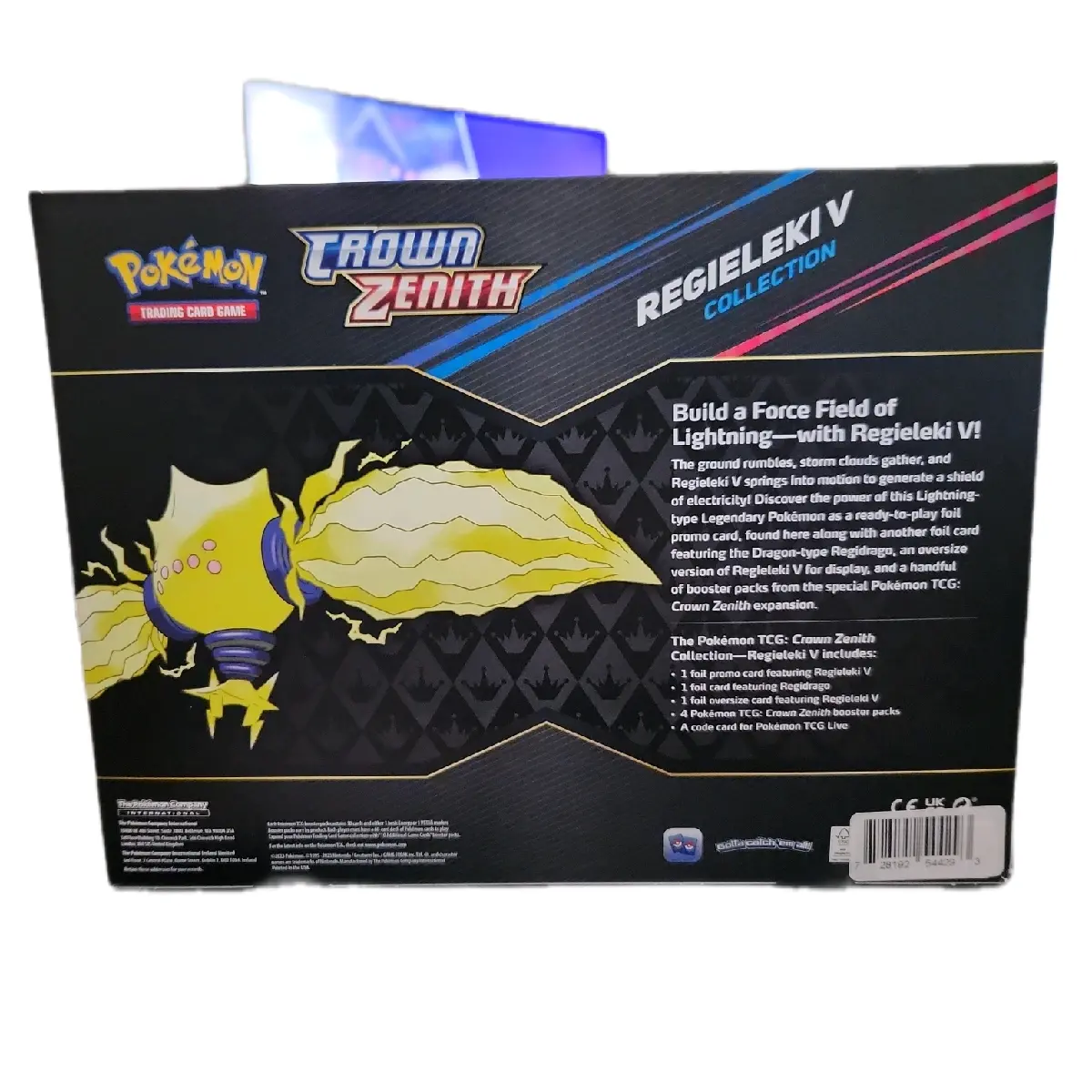 Pokemon Trading Card Game Crown Zenith Regieleki V Collection Box - TikTok Shop Pokemon Trading Card Game Crown Zenith Regieleki V Collection Box - TikTok Shop