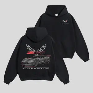 Corvette C7 Z06 Hoodie/Sweatshirt | Racing Car Graphic Tee | Vintage JDM Style Gift for Men/Women