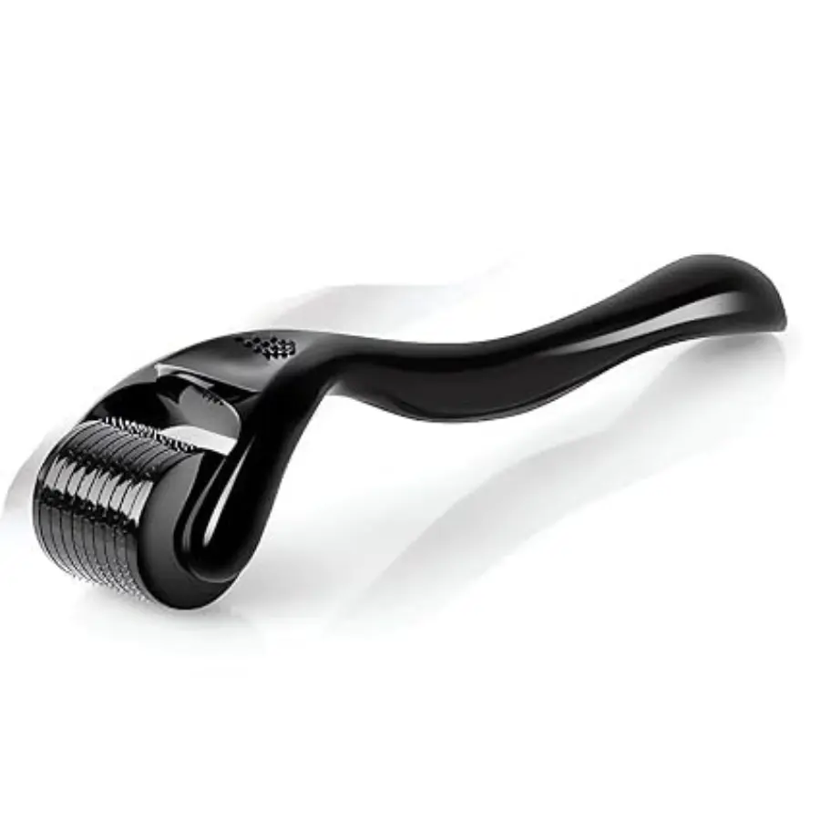 540 Titanium Derma Roller for Face Hair Beard Scalp Microneedling Beauty Tool