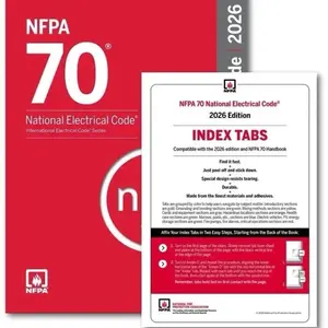 NEC 2026 Code Book NFPA 70 National Electrical Code New Edition with Index Tabs for Easy Reference