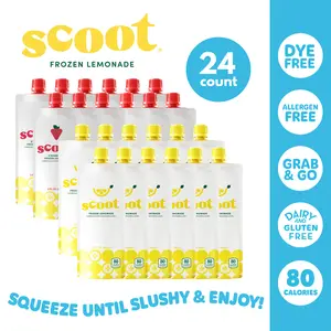 Scoot Frozen Lemonade 24-pack Variety - Original & Strawberry