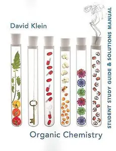 USED Book - Student Study Guide and Solutions Manual for Organic Chemistry by David R. Klein (Paperback) - english