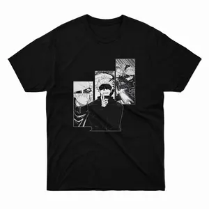 Gojo Jujutsu Kaisen Anime T-shirt ideal anime gift for women, available in all sizes.