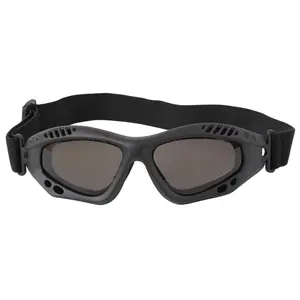 Black Tactical Goggles Anti Scratch Anti Fog Military Eye Protection UV400 Ballistic Style Goggles
