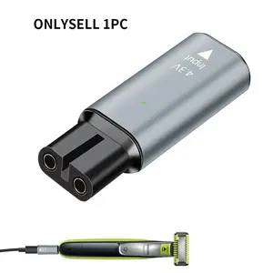 4.3v A00390 Type-C Shaver Adapter, USB-C Electric Razor Charger Converter, No Charging Cable Included, Compatible with O Blade Models