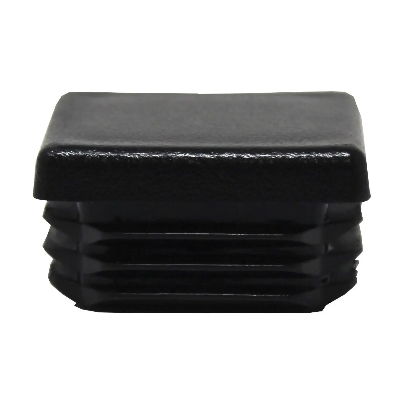 Tubing Caps 1" Square Black Plastic, Finishing Plug, Pipe Tubing End Cap, Universal