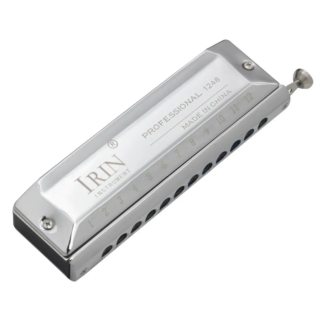 12 Hole 48 Tone Harmonica, Professional Chromatic Harmonica for Beginners, Musical Instruments & Accessories for Home & School