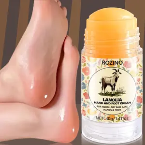 This lanolin hand and foot dry cracking stick is rich in lanolin, deeply moisturizing and quickly repairing dry and cracked skin. Mild texture, smooth and tender hands and feet after use, bidding farewell to dryness and cracking troubles Foot Care Cream