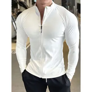 2025 Men's Ultra Breathable UV Protection Long Sleeve Jacket - Quick-Dry Featherweight Design, Suitable for Intense Basketball, Cycling, Hiking, and All Outdoor Adventures