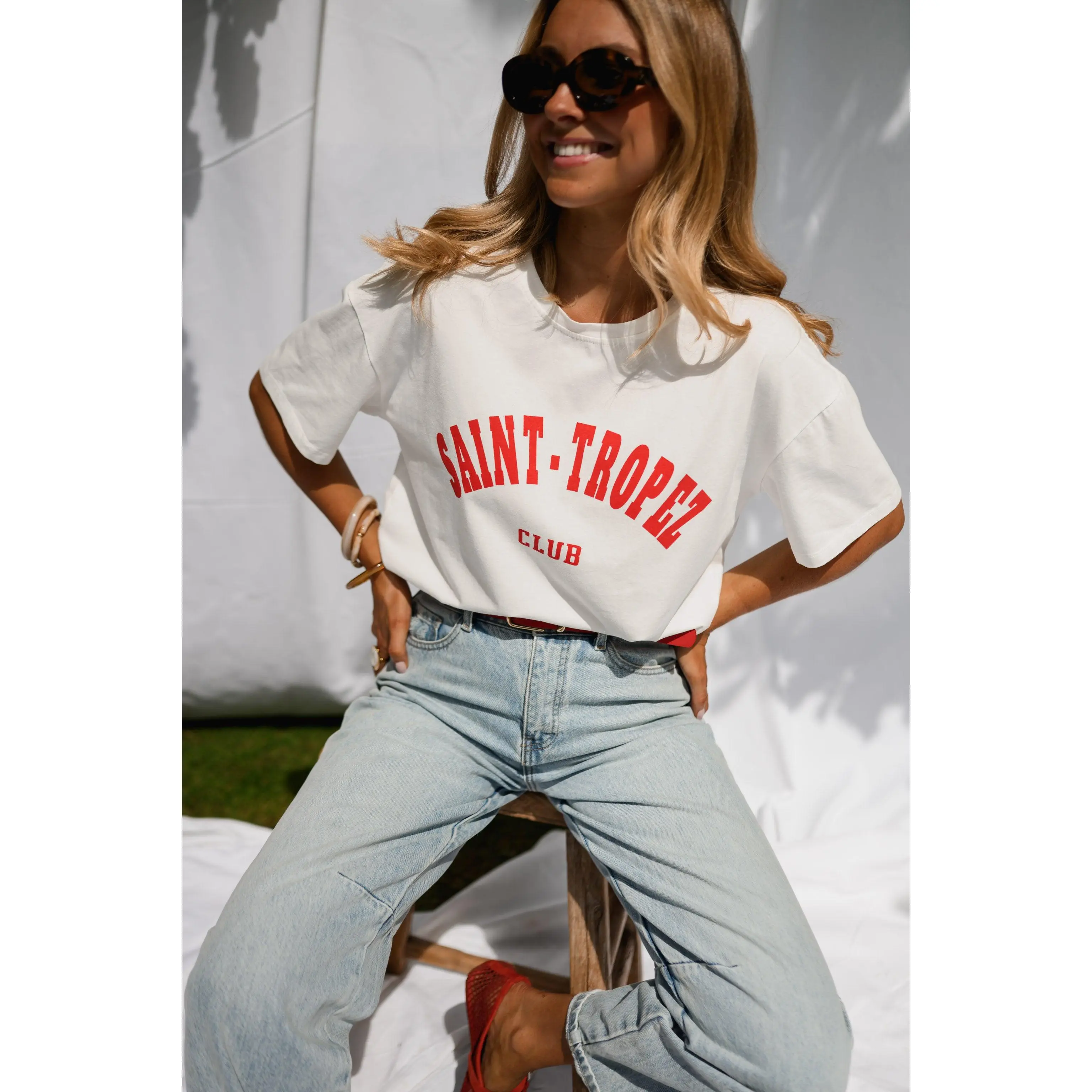 Red Saint Tropez T-Shirt
