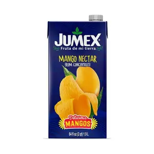 2x Jumex Mango Nectar - Refreshing Fruit Juice Drink Beverage Authentic Mexican Flavor Natural Pulp Tropical Liquid Traditional Hydration Pantry Staple Soft Cold Sweet Pantry Item Bulk Lot Bundle Wholesale 64oz Pack of 2 Bottles