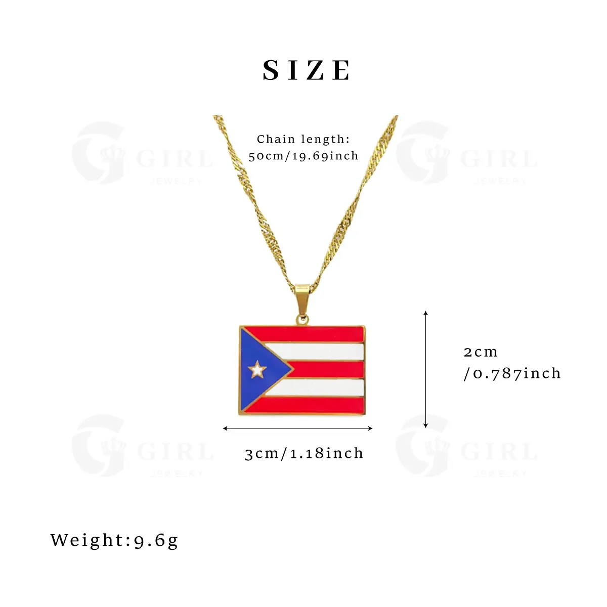 P-Puerto Rico Flag 1
