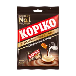 KOPIKO Cappuccino Coffee Candy 120g - Authentic Indonesian Specialty, Rich Coffee Flavor, Individually Wrapped, Bulk Pack