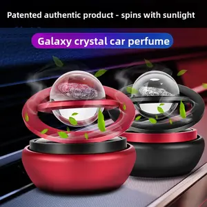 French Imported Solar-Powered Dual Floating Perfume Balm - Fresh Scent Air Freshener, Vehicle Decoration for Enthusiasts