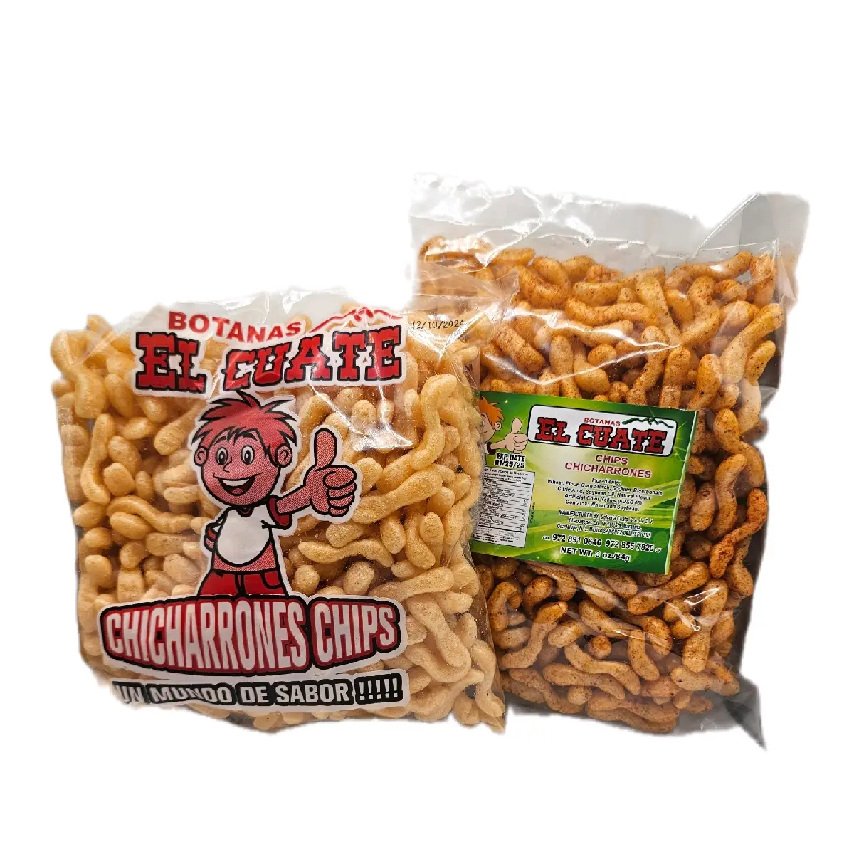 Lagrimitas Chips Chicharrones Spacy & Salt Flavored - Crispy Snack