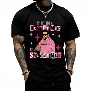 Funny Graphic Tee, I'm Not a Regular Mom Shirt, I'm a Sandler Mom T-Shirt, Adam Sandler Fan Tee, Gift for Mom,  Made In USA For Women For Men [180G230G 100% cotton short-sleevehoodie, soft and comfortable]