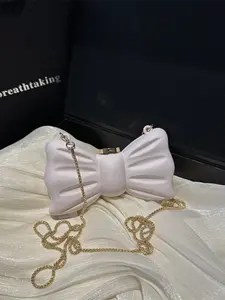 Elegant Bowknot Bag for Parties, Crossbody Clutch, High-End Evening Gown Accessory, Perfect for Special Occasions, Stylish and Cute Design, Crossbody Bags