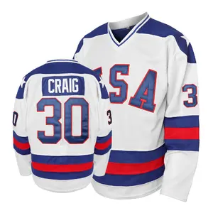 Mne's Hockey Jersey #30 Miracle Hockey Movie Jersey Stitched Letters Numbers S-XXXL Authentic Design Team Spirit Cardiff