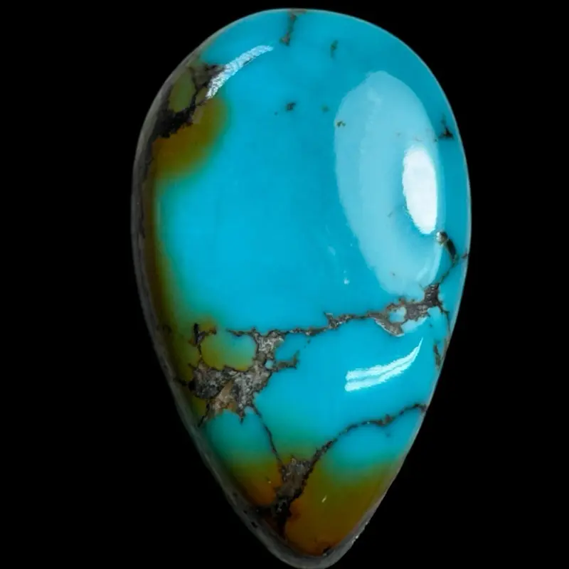 Hubei Bamboo Mountain Turquoise Gemstone - Natural Turquoise for Jewelry Making, Craft Projects