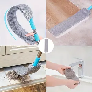Washable Bed Bottom Cleaning Duster, Retractable Crevice Dust Cleaning Brush, Floor Dusting Brush, Durable Flexible Duster Brush, Perfect for Sofa Bed and Furniture Bottom, Cleaning Supplies, Cleaning Tool, Christmas Supplies, Household Cleaning Tool