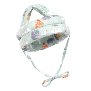 Baby Bumper Protect Hat Head Cushion Breathable,Toddler Walking Helmet, Kids Anti-Fall Safety Cap for Walking and Playing-Pink