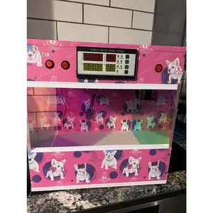 VIP Puppy Safe Incubator Pink puppy patten/ pearl acrylic 18×18