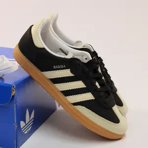 Adidas Samba OG Black Wonder White Women's Sneaker IE5836 Authentic New Casual Fashion Shoes