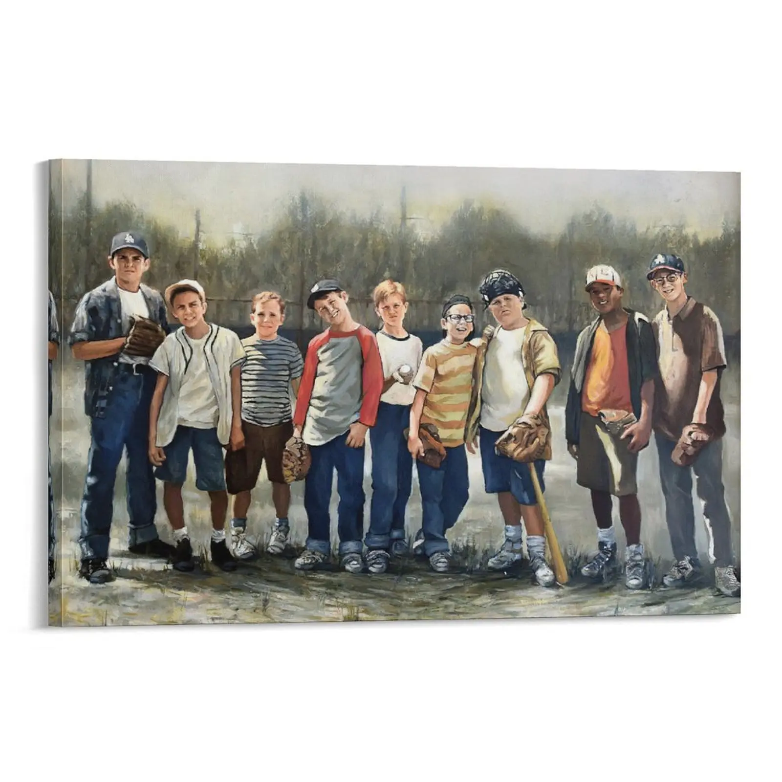 The Sandlot Poster 6 Poster Canvas Wall Art For Bedroom Decor Bar Office Room Decor Gift