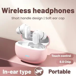 Wireless Bluetooth earbuds, 30-hour battery life, Hi‑Fi stereo sound, IPX7 waterproof rating, built-in noise-canceling microphone, lightweight in-ear design, includes charging case, suitable for gym/work/phone/laptop spring deal blocking fathersdaygiftide
