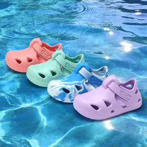 Toddler Wide Toe Box Sandals for Boys & Girls,Quick-Dry Barefoots,Non-Slip Zero Drop Closed Toe Summer Beach Pool Swim  Water Shoes